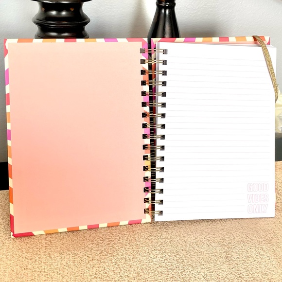NWT GOOD VIBES ONLY Hardcover Notebook Journal/ 2 Pk Notepads Stationery Bundle - Picture 5 of 9